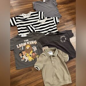 Bundle of 6 Zara 2T-3T shirts